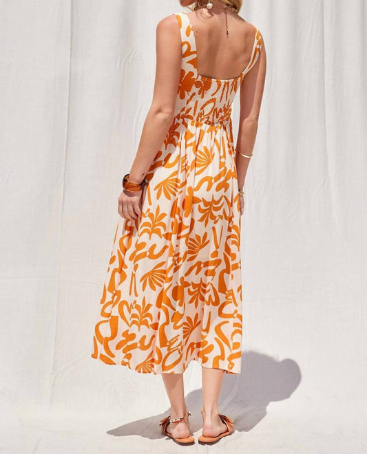 Illa Illa - Autumn Floral Midi Dress