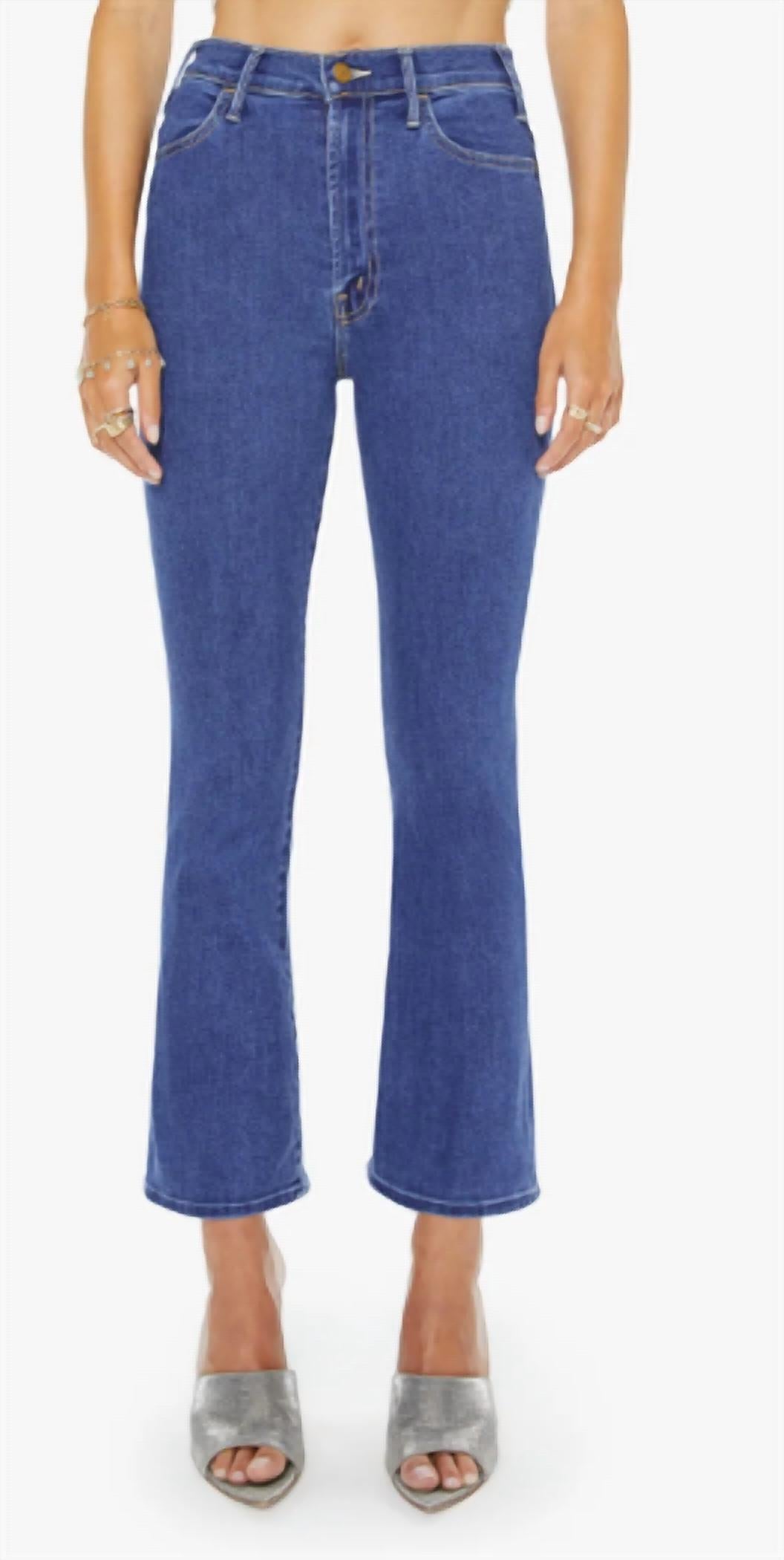 Mother The Hustler Ankle Denim in side gig - women's jeans