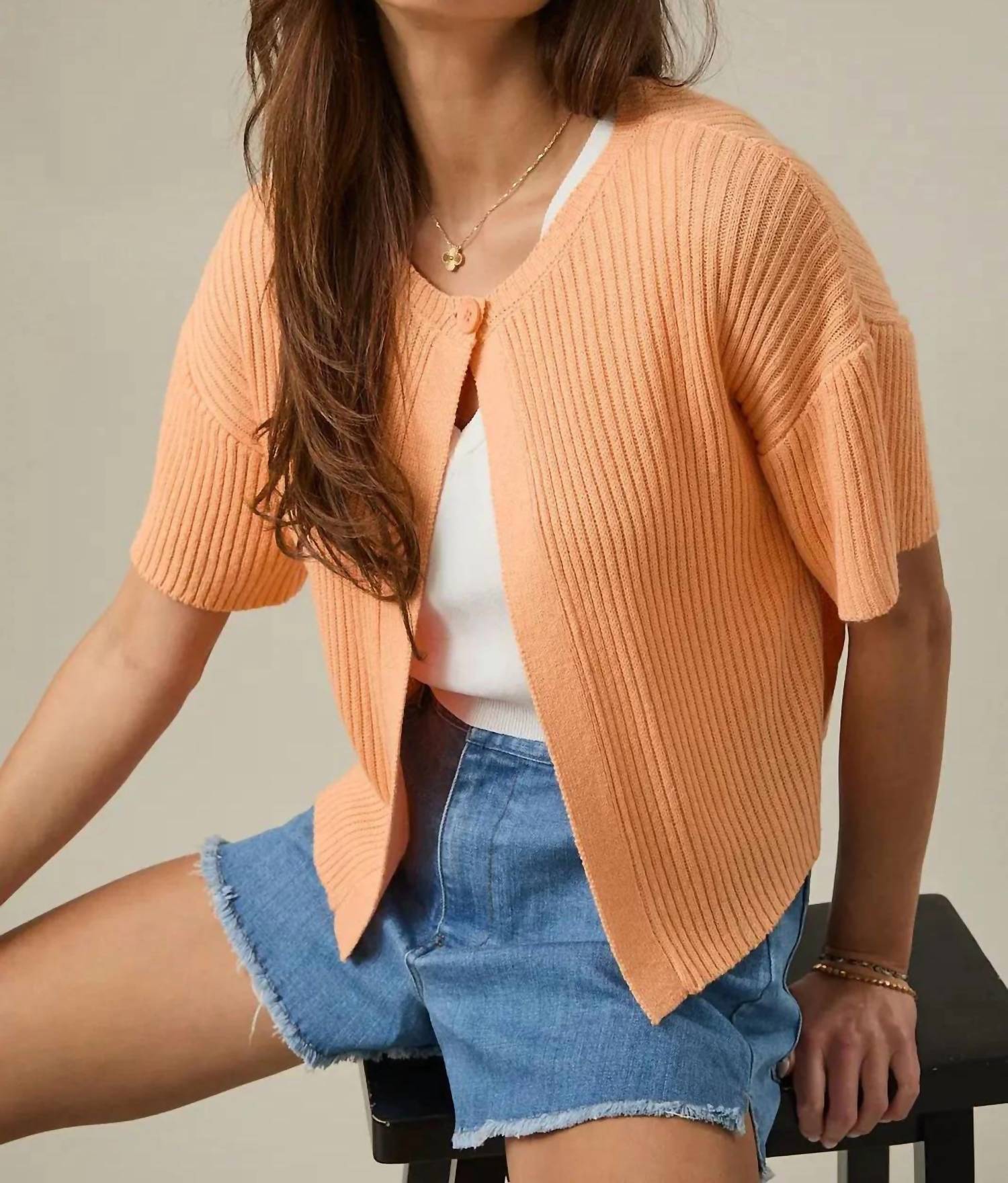Sunday Edition - Risa Short Sleeve Cardigan
