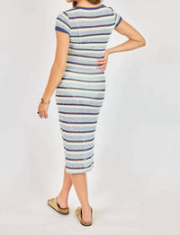 Sadie & Sage - Beach Stripe Textured Dress