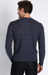Jachs New York - Mixed Stitch Waffle Sweater Henley