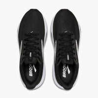 BROOKS Women's Ghost 17 Running Shoe in 090 black grey white - women's shoe - alternate view