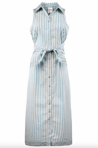 Finley - Pastel Stripe Long Ellis Dress