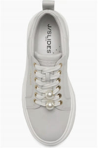 J/Slides - Women's Aria Leather Platform Sneakers