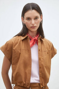 Suncoo - Lorena Short Button-down Blouse