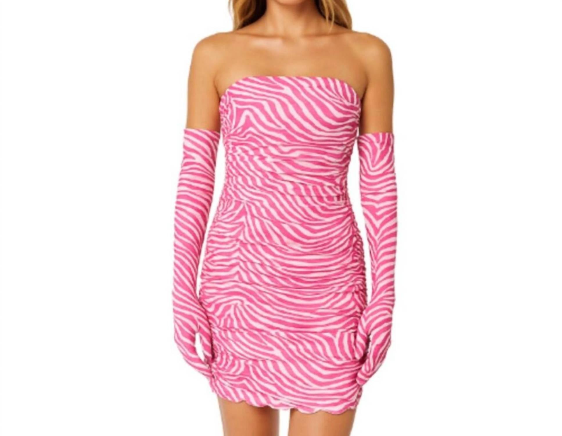 Miscreants London - Cupid Mini Dress & Oprah Gloves