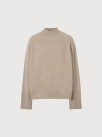 Meilleur Moment - Mock Neck Loose Fit Cashmere Sweater