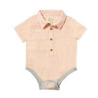 Me & Henry - Boy's Helford Woven Onesie