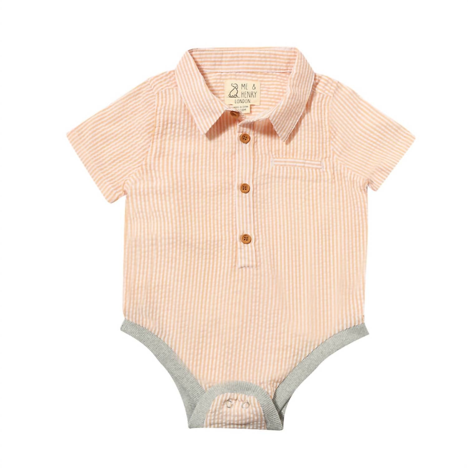 Me & Henry - Boy's Helford Woven Onesie