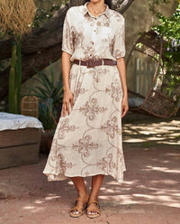 Paparazzi - Embroidered Top And Skirt Set