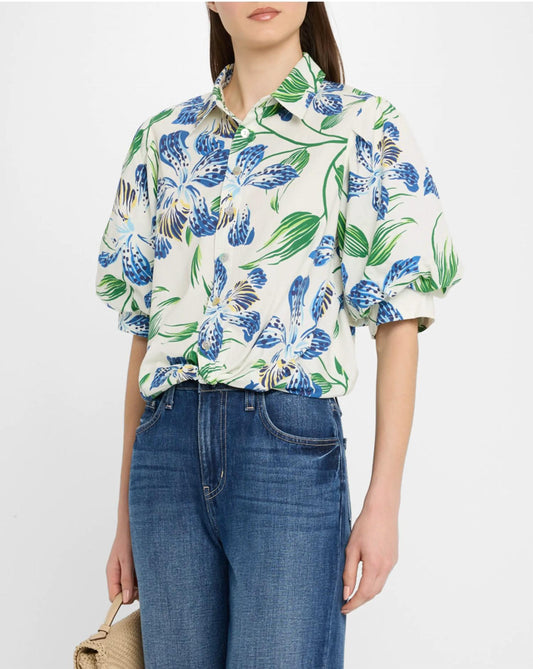 Finley - Bomba Floral-print Cotton Top