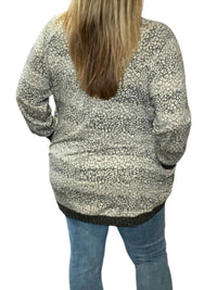 Honeyme - Leopard Fleck Cardigan