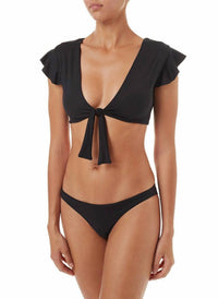 Melissa Odabash - Koshamui Tie Front Frill Bikini Top