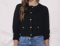 Able - Frayed Edge Cardigan Jacket