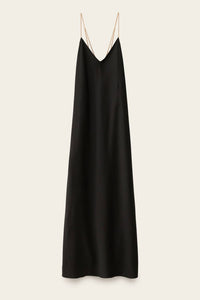 Ba&Sh - Chiara V - neck Midi Dress - black - clothing - dresses
