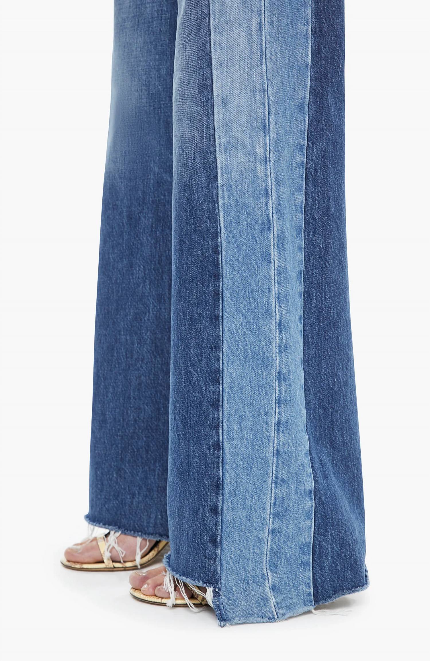 Mother - Tux Sidestepper Sneak Fray Jeans