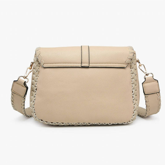 Jen & Co. - Women's Cam Whipstitch Flapover Crossbody
