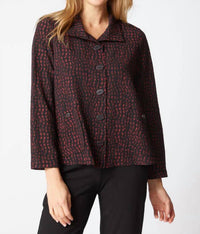 Habitat - Crinkle Crepe Mosaic Easy Jacket