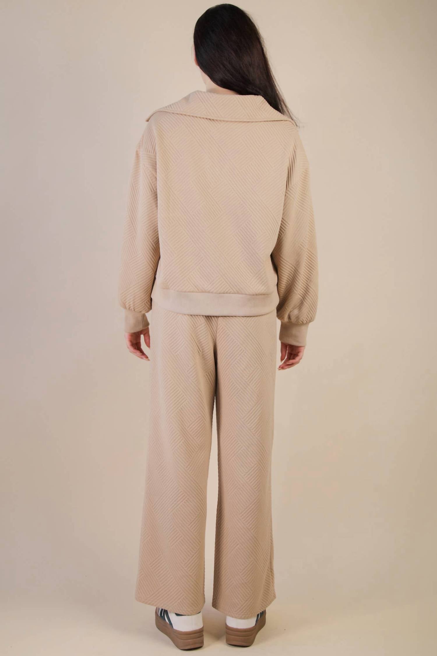 Very J - Textured Casual Comfy Set