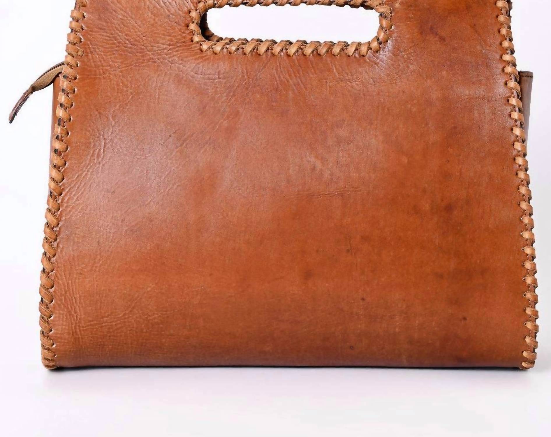 American Darling - Women's Hand-tooled And Painted Leather Clutch Bag