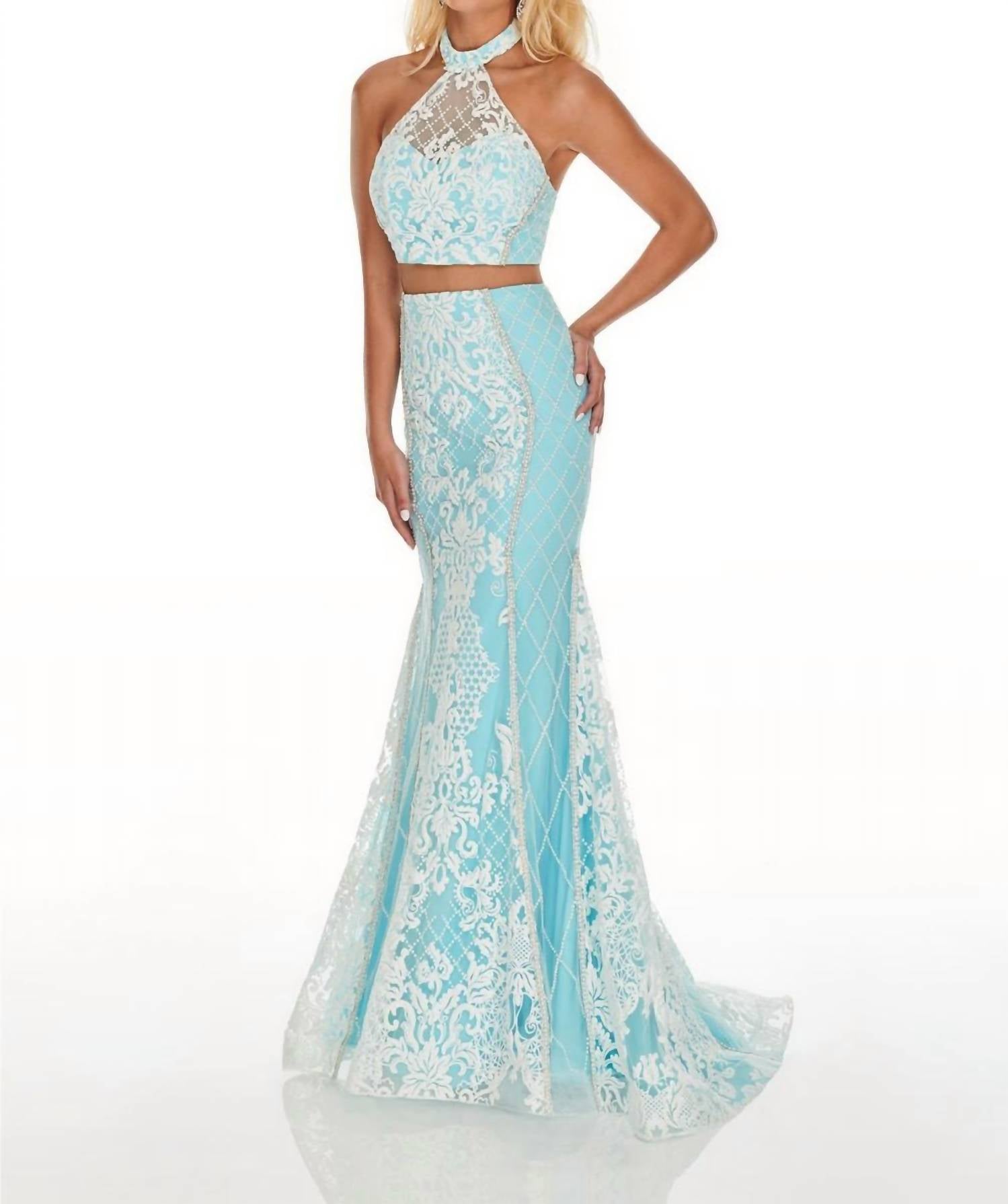 Rachel Allan - Glitter Tulle Prom Dress