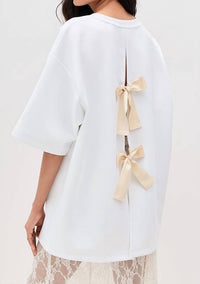 The Garment - SHORT SLEEVE BOW TEE