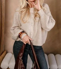 Hyfve - Cable Knit Cardigan Sweater