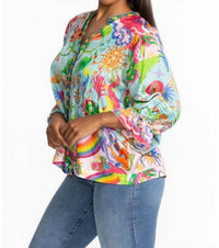 Johnny Was - Vacanza Blouse - Plus