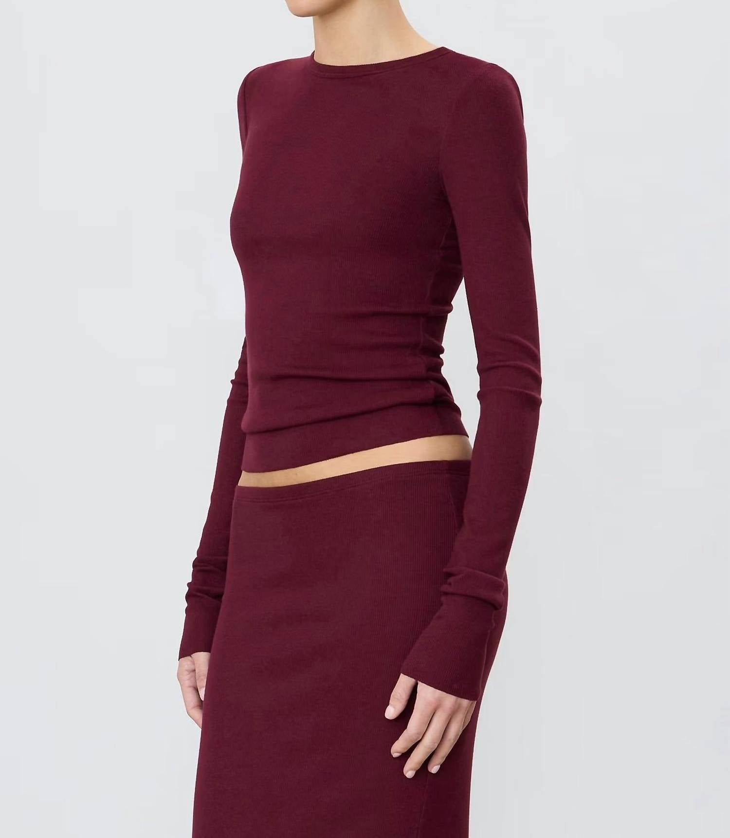 Eterne - Long Sleeve Fitted Top