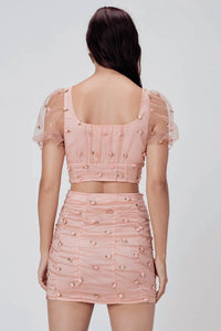 For Love & Lemons - Jasmine Rosette Mini Skirt