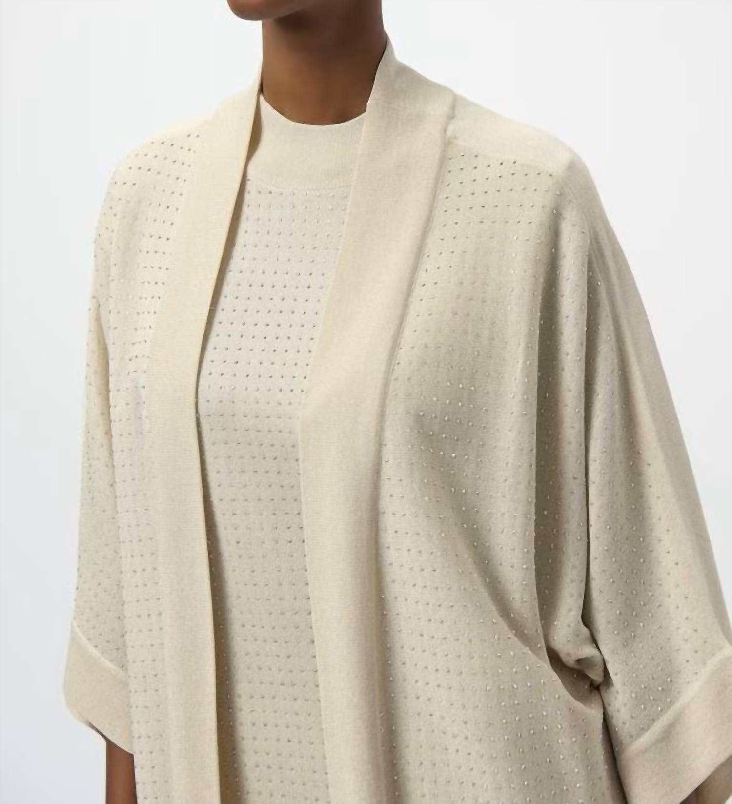Joseph Ribkoff - Embellished Casual Kimono Cardigan