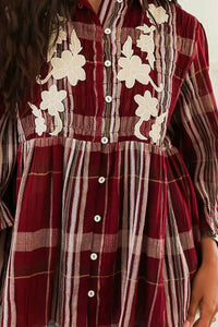 Layerz Clothing - Faye Peplum Button Up Top