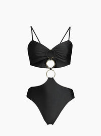 Ramy Brook Women's Zayla One-Piece Swimsuit in black - women's swimwear