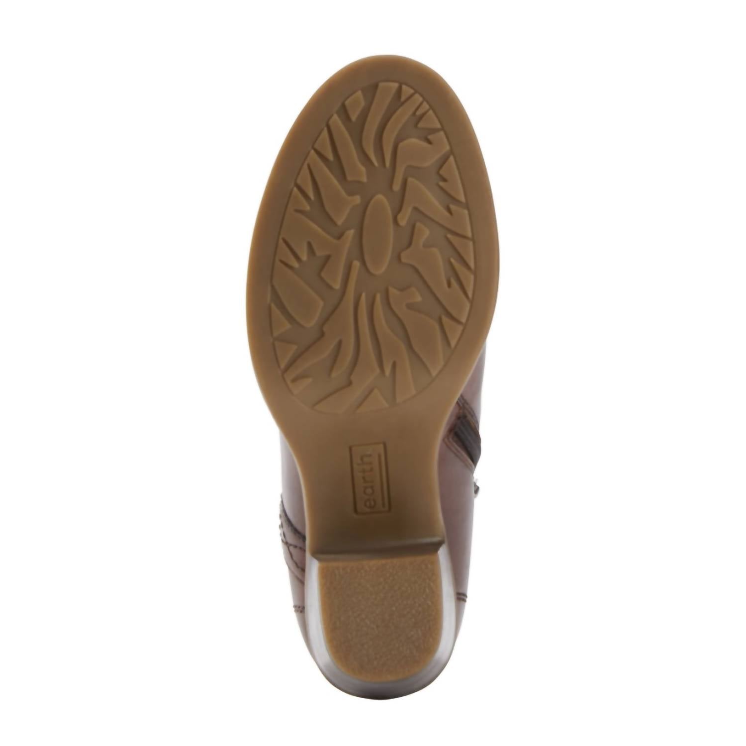EARTH Women's Lina Austin Wide Ankle Boots in mahogany - women's shoe - view 4