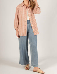Before You - Charlotte Gingham Top