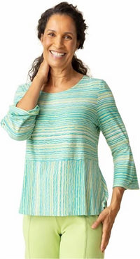 Habitat - Beach Waves Peplum Top