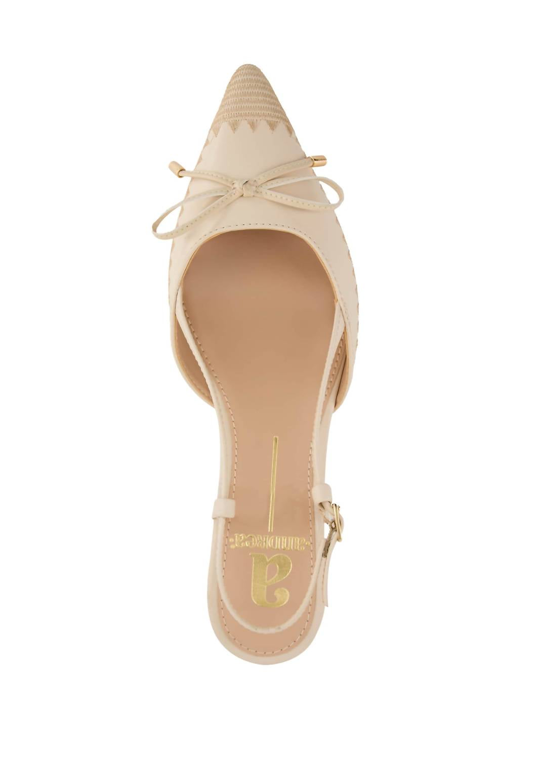 Andrea Women's Slingback Pump in beige - women's heels - view 4