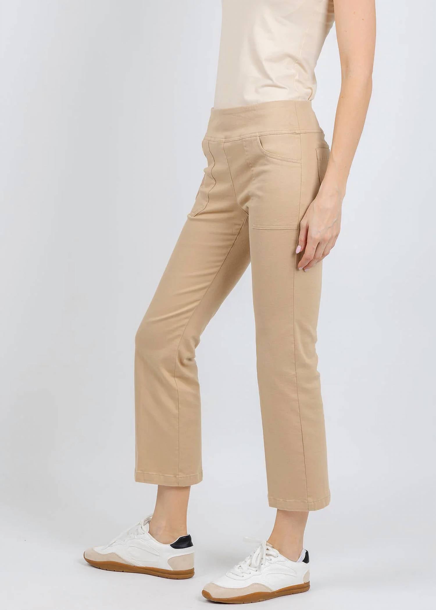 Elliott Lauren - Modern Twill Pull-on Pants With Pocket