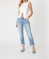 Level99 - Jessie Wide Cuff Slim Jean