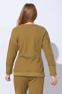 Escape By Habitat - Waffle Knit Crewneck Tee