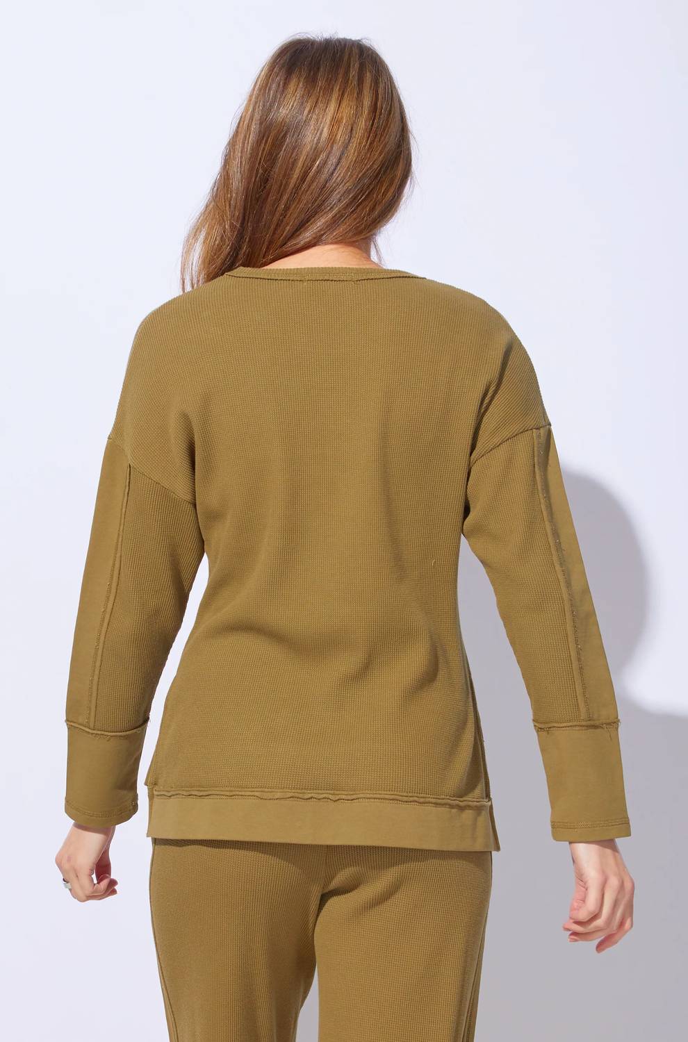 Escape By Habitat - Waffle Knit Crewneck Tee