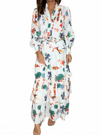 Beulahstyle - Mayan Ruffle Maxi Skirt