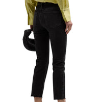 Frame - High Straight Released Hem Jeans