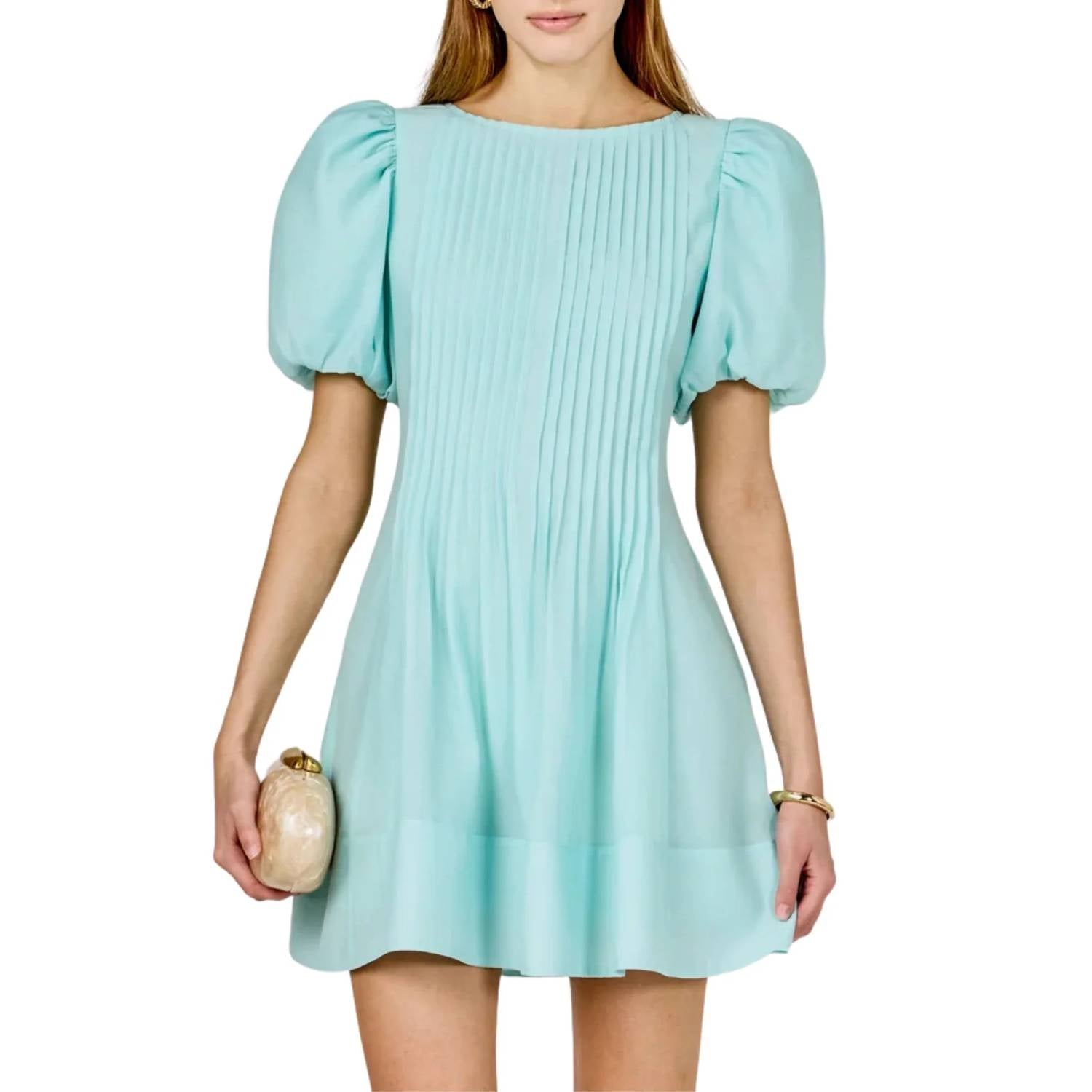 Endless Rose - Pintuck Mini Dress