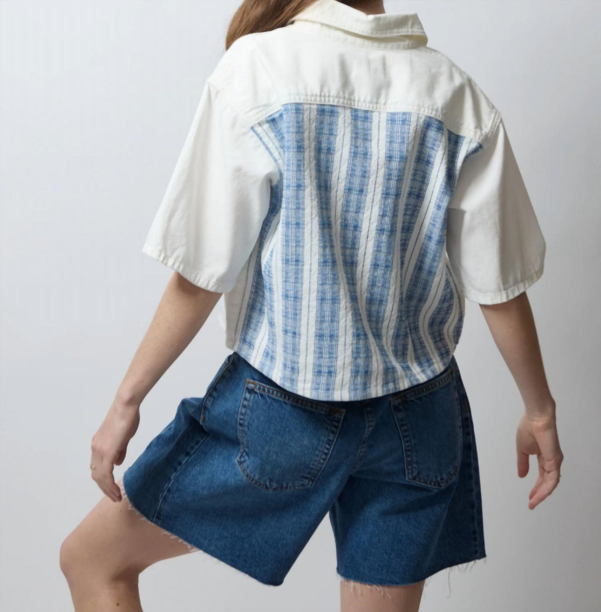 Askk Ny - Short Sleeve Combo Top