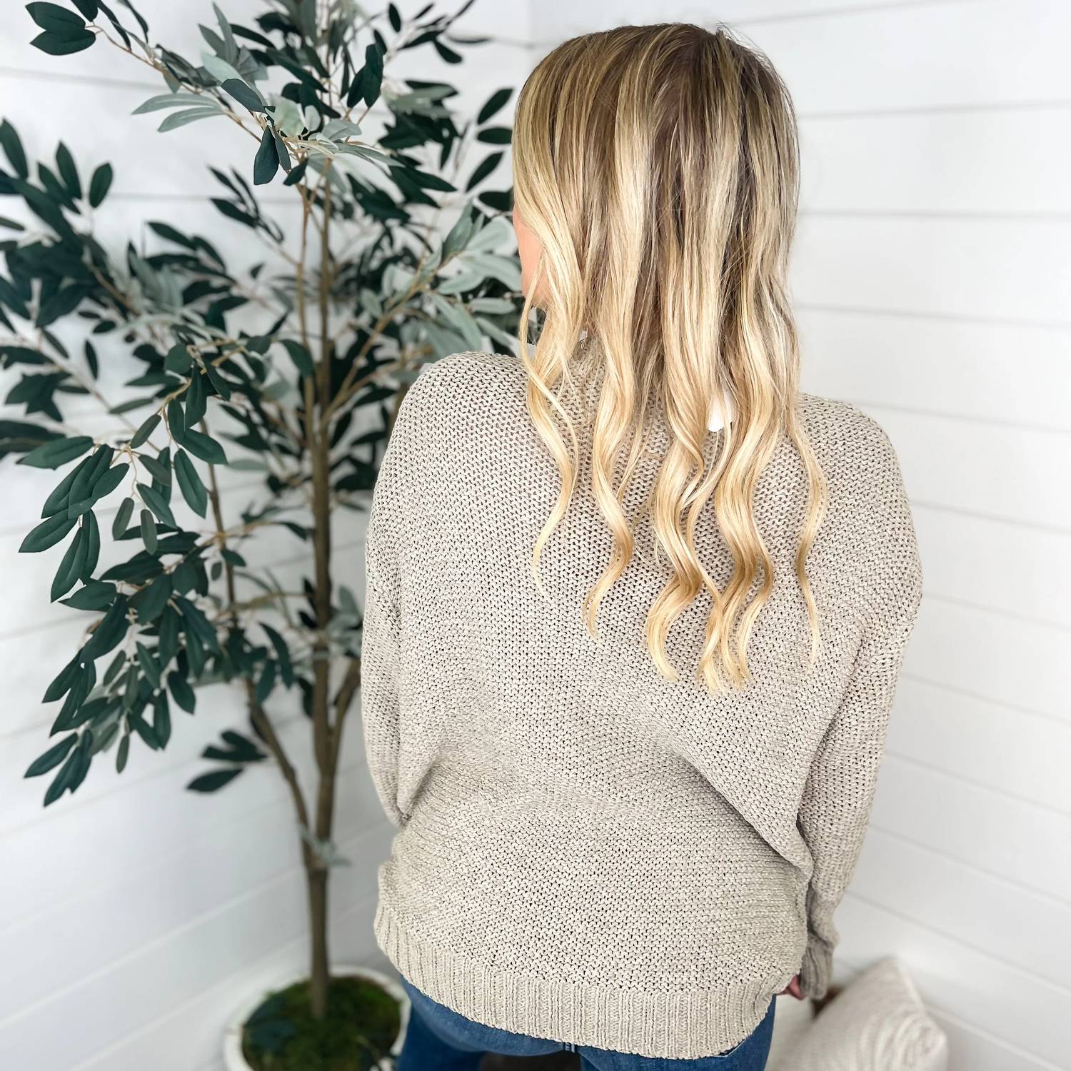 Sew In Love - Time Keeps Slipping Knit Long Sleeve Sweater