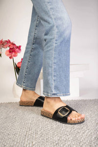 Corkys Footwear - Women's Road Trip Cork Footbed Slide Sandals