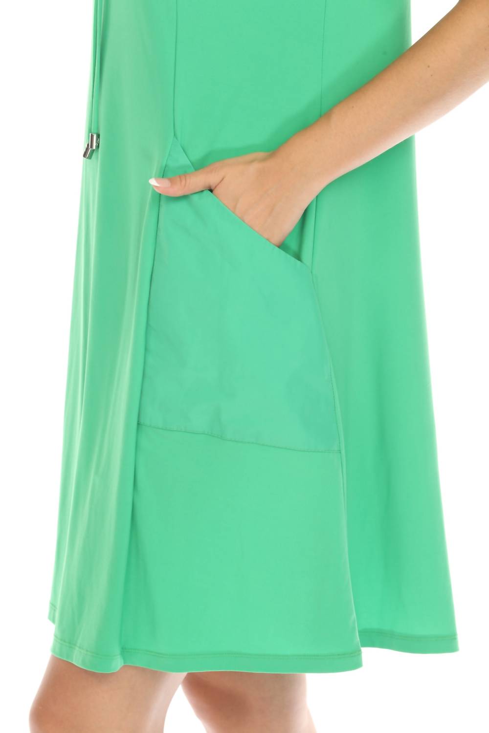Joseph Ribkoff - Cowl Neck Short Sleeve T-shirt Dress
