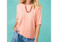 Coco + Carmen - Lightweight Heavenly-luxe Short Sleeve Sweater