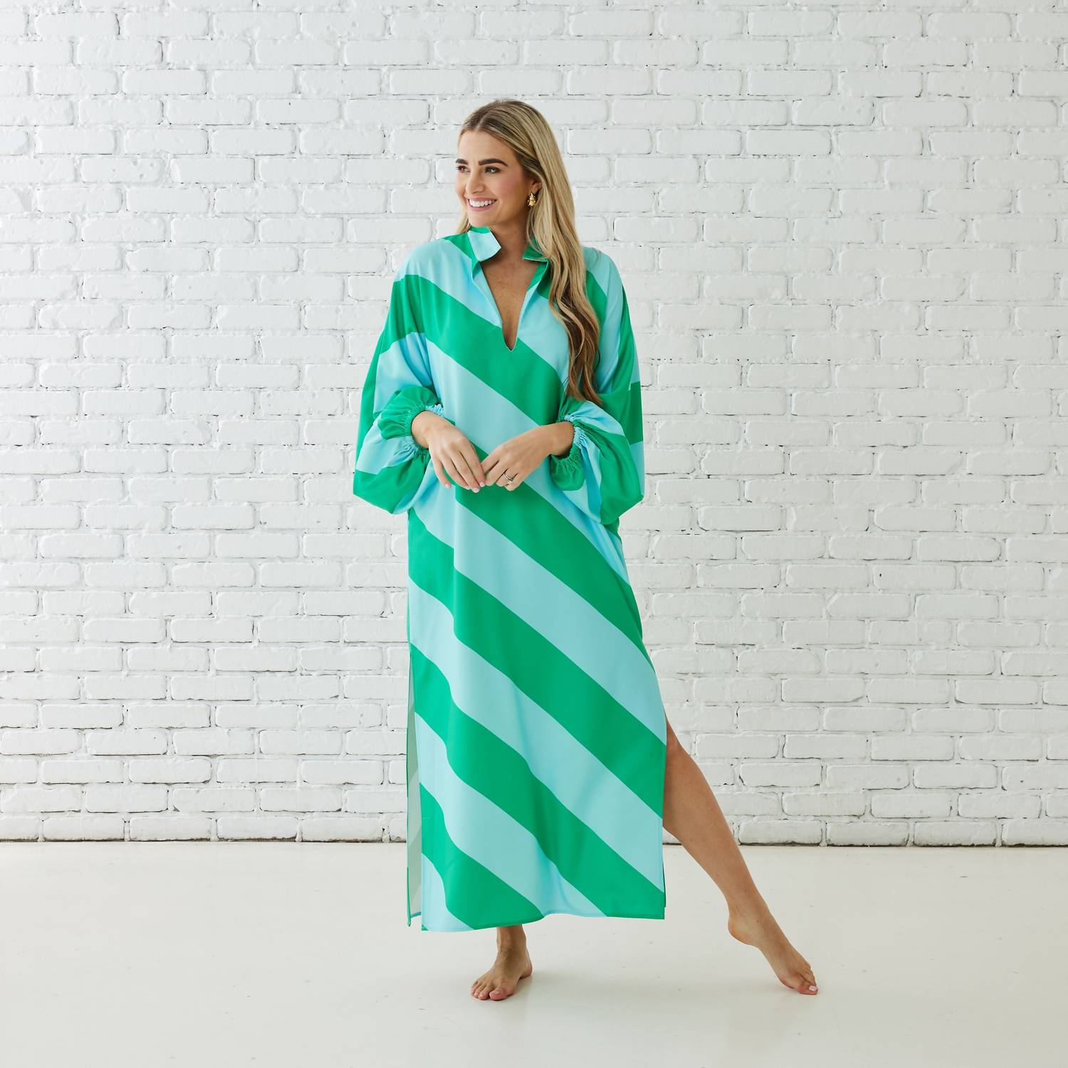 Caryn Lawn - Coco Caftan Midi Dress